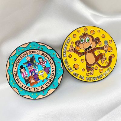 Mua In UV Logo tùy chỉnh Đẹp Nhựa Nhựa Nhựa Bọc vàng Đèn kim loại cứng online manufacture