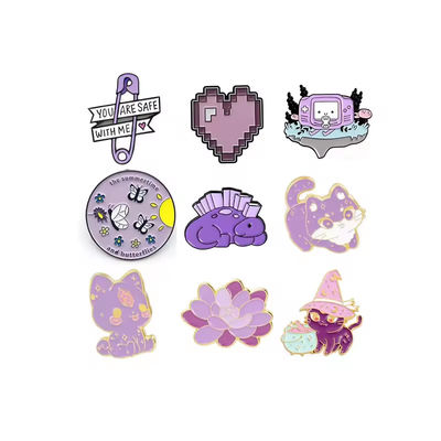 Mua Kim loại 1.5in mềm mịn Lapel Pin Badge kim loại cứng Custom Metal Pin Badges online manufacture