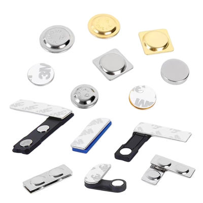 Mua Neodymium Rectangular Badge Magnet Adhesive Custom Magnetic Names Tags Nhãn hiệu online manufacture