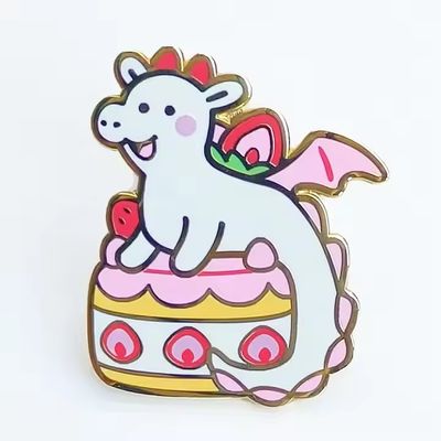 Mua Huy hiệu kim loại tráng men cứng lấp lánh ngọc trai logo tùy chỉnh cho Thời trang Anime Kpop online manufacture