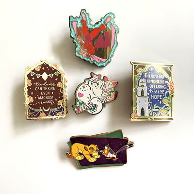 Mua Logo tùy chỉnh Sữa kẽm hợp kim Đèn cứng Lapel Pin cho quà lưu niệm và quà tặng online manufacture