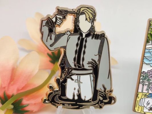Mua 1.5 Inch Soft Enamel Lapel Pin Custom Zinc Alloy Metal Badge cho thương hiệu online manufacture