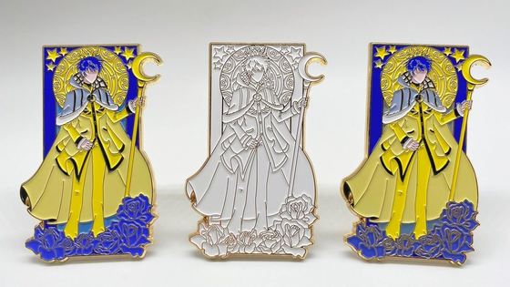 Mua Custom Lapel Pins with Rubber Clutch and Black Plating for Commemorative Souvenirs online manufacture