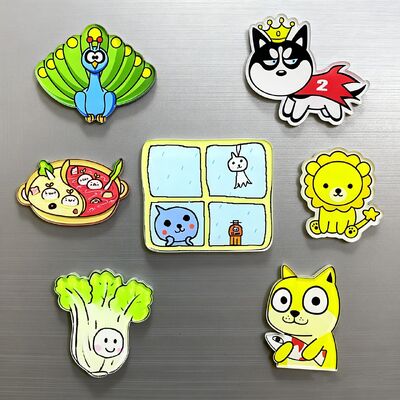 Mua Acrylic Magnetic Refrigerator Stick Sticker Promotional Acrylic Pendant Máy lạnh nam châm online manufacture