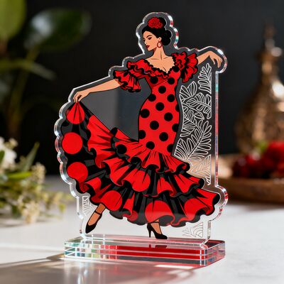 Mua Đứng Acrylic hai mặt thông minh Trình quay rõ ràng Đứng Acrylic nhân vật trang trí bàn Gif online manufacture