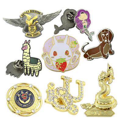 Mua Design custom metal pin badges online manufacture