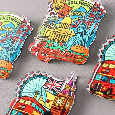 Mua Ưu đãi quảng cáo nam châm Acrylic tùy chỉnh ️ Nam châm tủ lạnh thiết kế anime in cho quà lưu niệm & quà tặng online manufacture