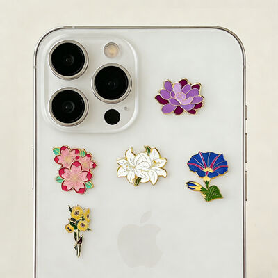 Mua Huy hiệu ghim men màu hồng thiết kế 3D tùy chỉnh, chất liệu cao cấp, dùng để trang trí điện thoại online manufacture