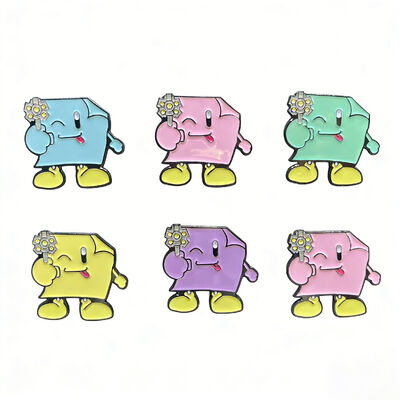 Mua Ghim cài áo men cứng tùy chỉnh theo nhà máy – Huy hiệu kim loại vàng với bột ngọc trai – Kỷ vật ghim cài dễ thương online manufacture