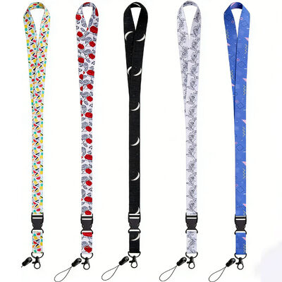 Mua Dải dây đai cổ polyester được in bằng màn hình lụa để làm chuỗi khóa. online manufacture