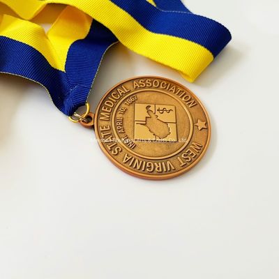 Kim loại quà tặng thủ công Trung Quốc nhà sản xuất tùy chỉnh danh hiệu và huy chương thể thao Lanyard huy chương của Grappling