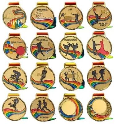 In chữ Bản đồ huy chương bóng đá chung khắc laser võ thuật huy chương judo