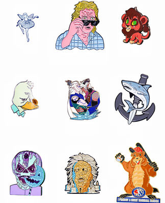 Custom Soft Enamel Pin với Glitter Metal Badge cho Anime & Cartoon