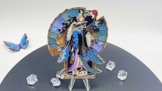 2mm - 3mm kim loại Mexico Custom Lapel Pin Cartoon Pins Virgin Metal Hat Pins Badge Gift