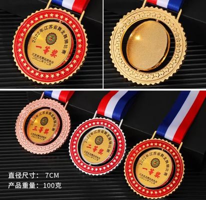 Huân chương Nhà sản xuất Thiết kế bán buôn Sữa kẽm kim loại kim loại 3D Vàng Giải thưởng Huân chương thể thao Huy chương thể thao tùy chỉnh