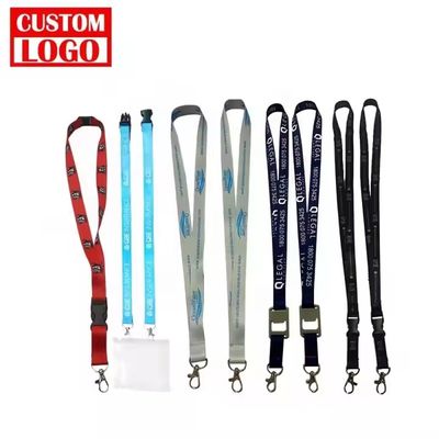 Thắt dây đeo cổ tùy chỉnh Đặt thẻ ID Lanyard màu sắc Lanyard in Lanyard tái chế Lanyard dây thừng với logo