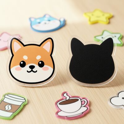 Nhãn dán tủ lạnh acrylic trong suốt cao tùy chỉnh với thiết kế nam châm mạnh mẽ và kích thước, hình dạng tùy chỉnh