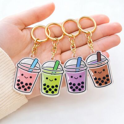 Giá tốt. Nhập khẩu bán buôn Keychain Holographic Lenticular Acrylic Keychain Custom Key Ring Acrylic Charms Custom Acrylic Keychain trực tuyến