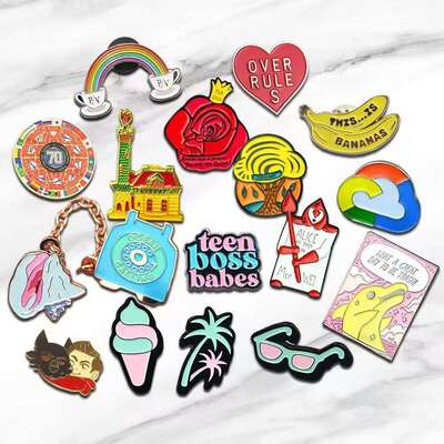 Ghim cài áo tùy chỉnh - Huy hiệu kim loại tráng men cứng để vinh danh nhân viên