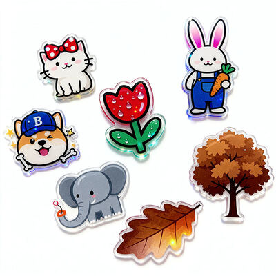 Nam châm acrylic tùy chỉnh với hình in anime là quà lưu niệm quảng cáo cho tủ lạnh và quà tặng bán sỉ.