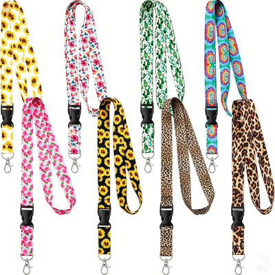 Thiết kế tùy chỉnh Polyester Lanyards cá nhân hóa với in màn in lụa cho ruy băng huy chương