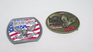 Western Custom Belt Buckle trong hợp kim kẽm với hình dạng tùy chỉnh và kích thước 3 