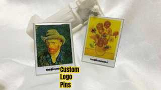 Huy hiệu logo in offset tùy chỉnh ghim kim loại